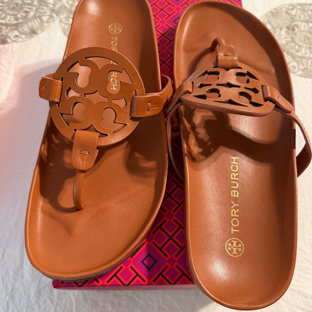 Tory Burch Brown Sandals - Picture 3 of 5
